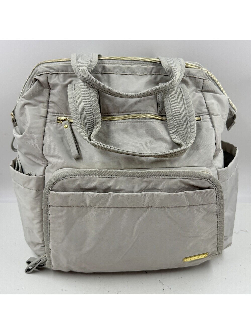 Skip Hop Mainframe Women's Handbag Pockets Shoulder Strap Wide Open Diaper Bag